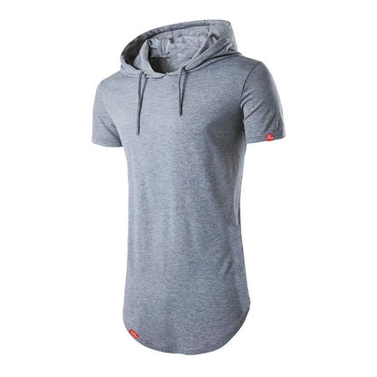 StreetFit Hood - Camiseta Longline Masculina com Capuz