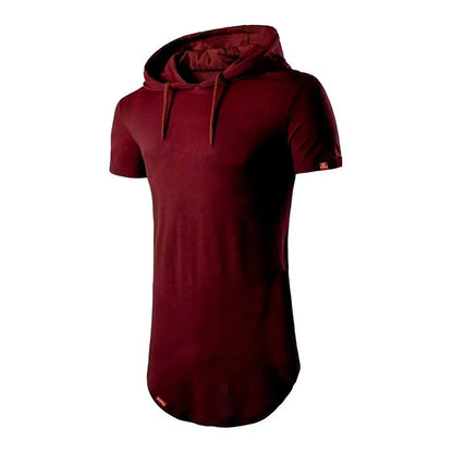 StreetFit Hood - Camiseta Longline Masculina com Capuz