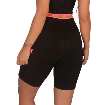 Kit 3 Shorts Femininos com Bolso Porta Celular - Academia e Treino