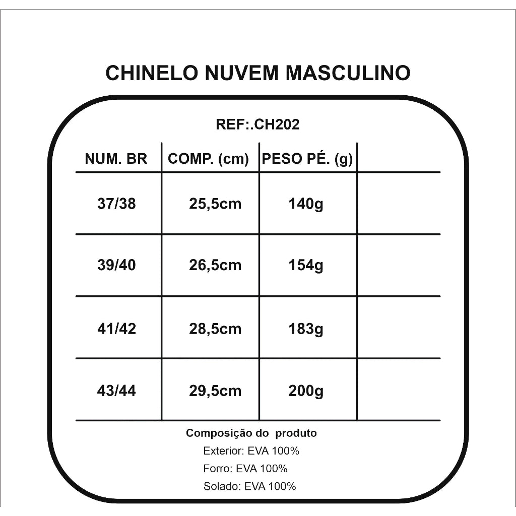 Chinelo Slide Masculino Nuvem Ortopédico - Macio e Estiloso