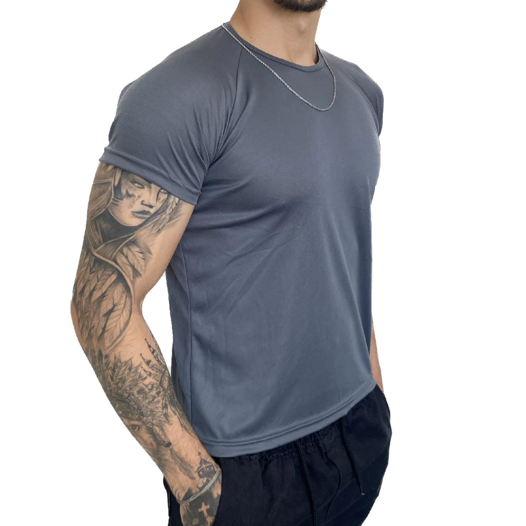 Kit 5 Camisetas Masculinas Dry Fit - Academia e Treino Esportivo