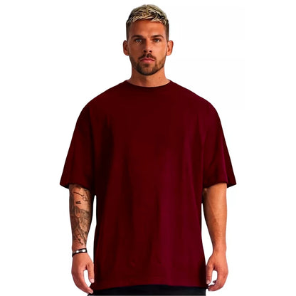 StreetFit Oversized - Camiseta Masculina de Algodão Premium