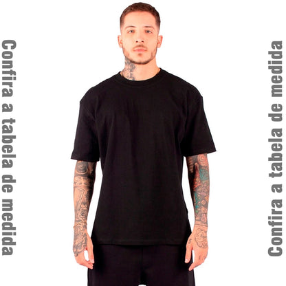 StreetFit Oversized - Camiseta Masculina de Algodão Premium