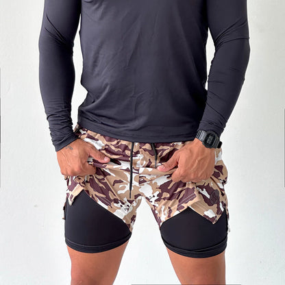 ProFit Kong - Shorts Masculino de Corrida com Bolso Seguro