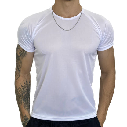 Kit 5 Camisetas Masculinas Dry Fit - Academia e Treino Esportivo