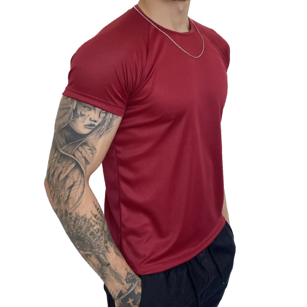 Kit 5 Camisetas Masculinas Dry Fit - Academia e Treino Esportivo