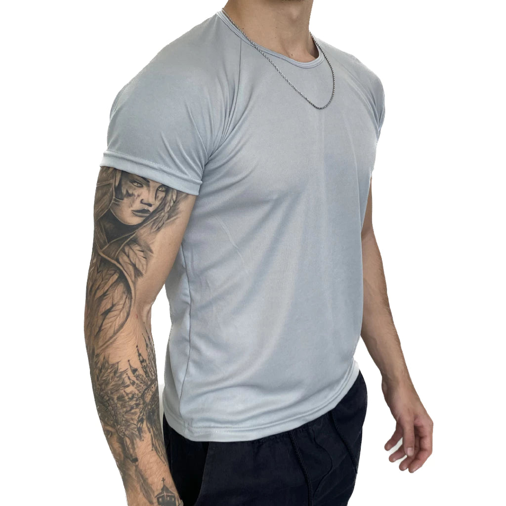 Kit 5 Camisetas Masculinas Dry Fit - Academia e Treino Esportivo